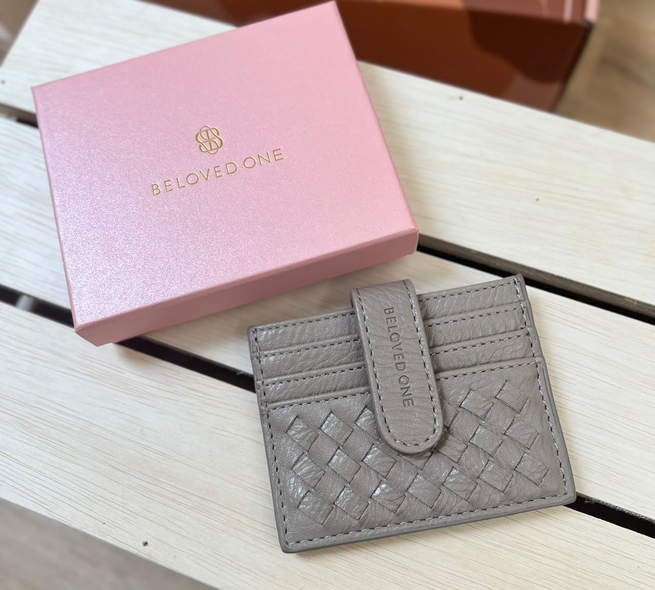 Anyaman Cardholder | Beloved One | PU Leather